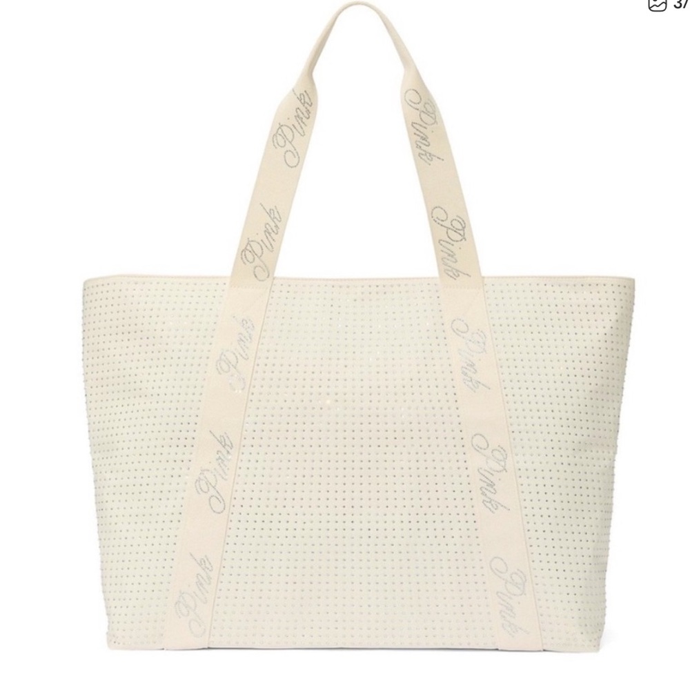 Victoria's Secret Pink Tote Bag with Cozy Blanket - Picture 6 of 9